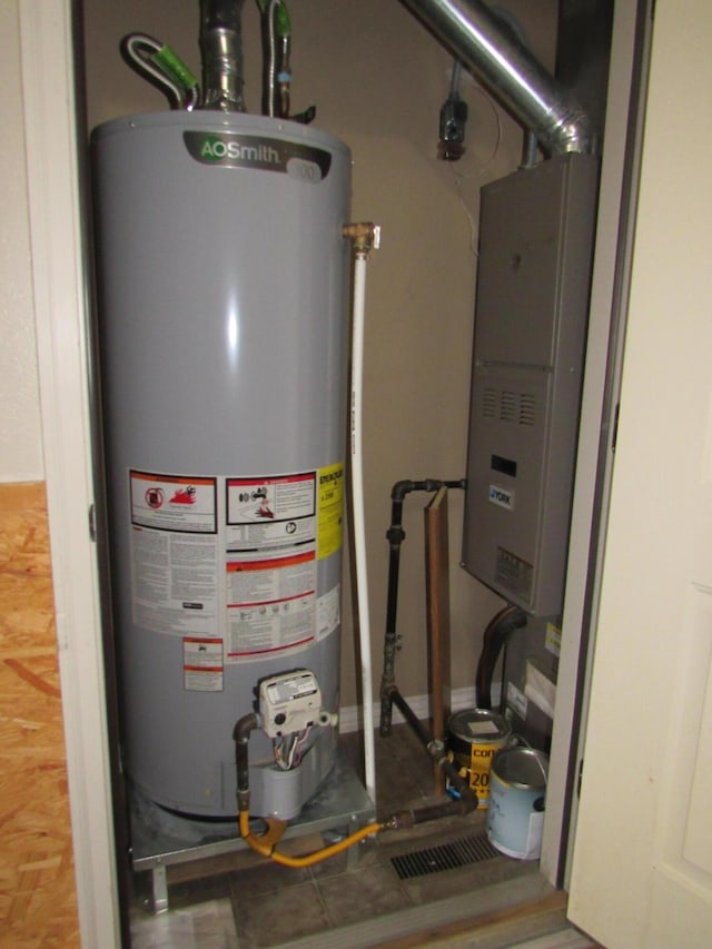 utilities featuring water heater