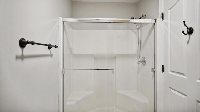 bathroom with walk in shower