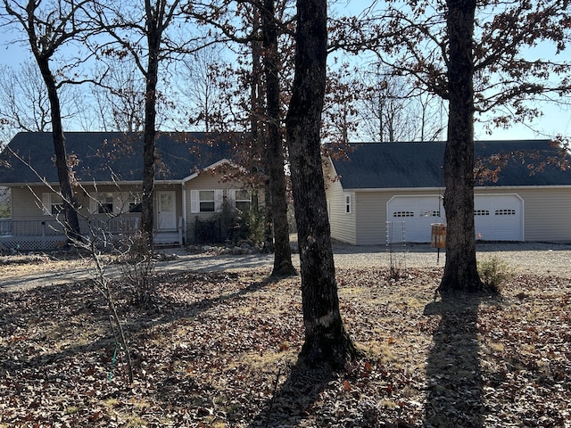 ranch-style house with a garage