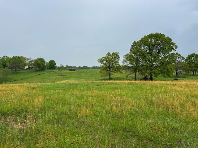view of landscape featuring a rural view