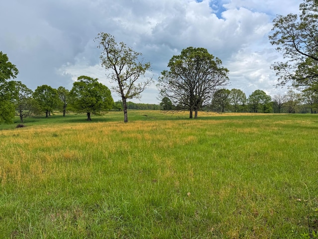view of landscape with a rural view