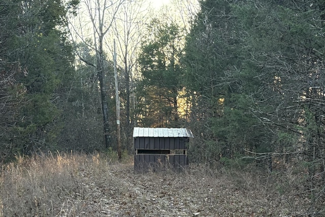 view of outdoor structure