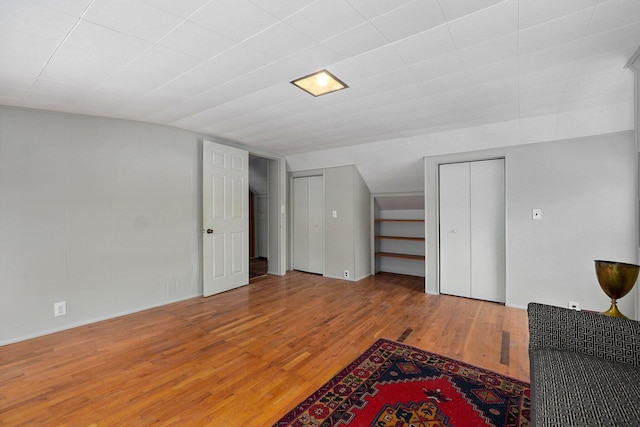 interior space featuring hardwood / wood-style flooring