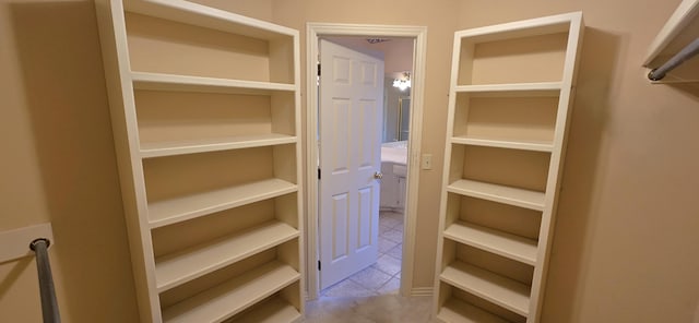 view of closet