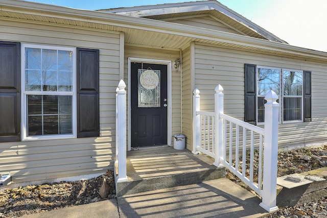 view of entrance to property