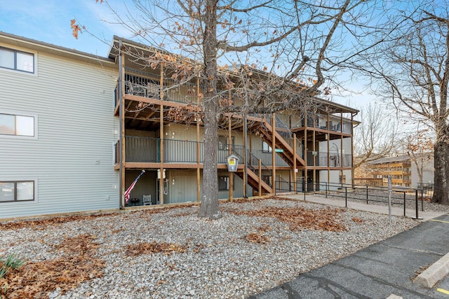 view of rear view of property