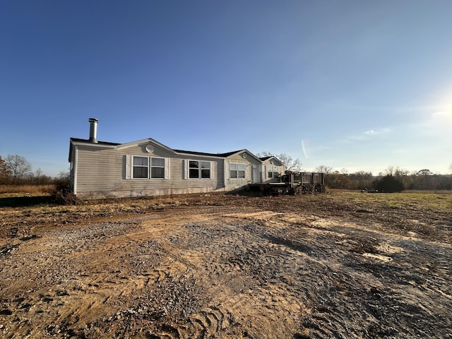 view of rear view of property