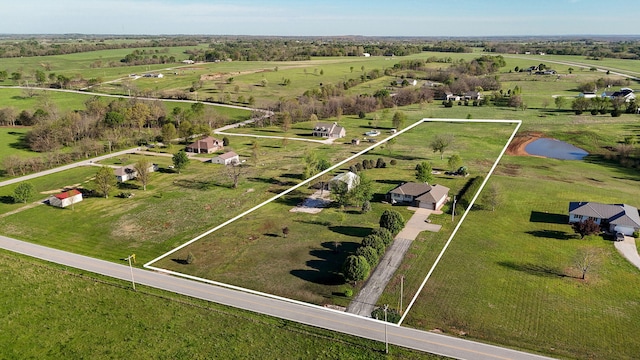 10071 W Farm Road 48, Walnut Grove, MO 65770 - aerial view of sparsely populated area featuring property boundaries highlighted