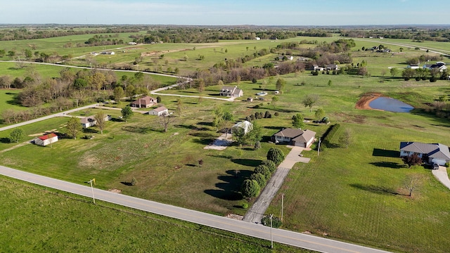 10071 W Farm Road 48, Walnut Grove, MO 65770 - aerial view of property and surrounding area with rural landscape and a nearby body of water