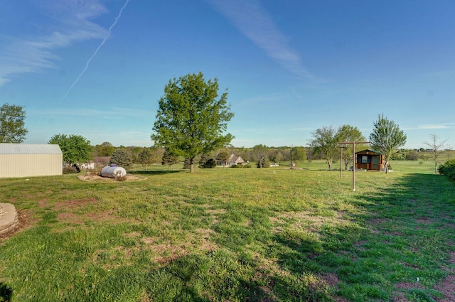 10071 W Farm Road 48, Walnut Grove, MO 65770 - view of green lawn with an outbuilding