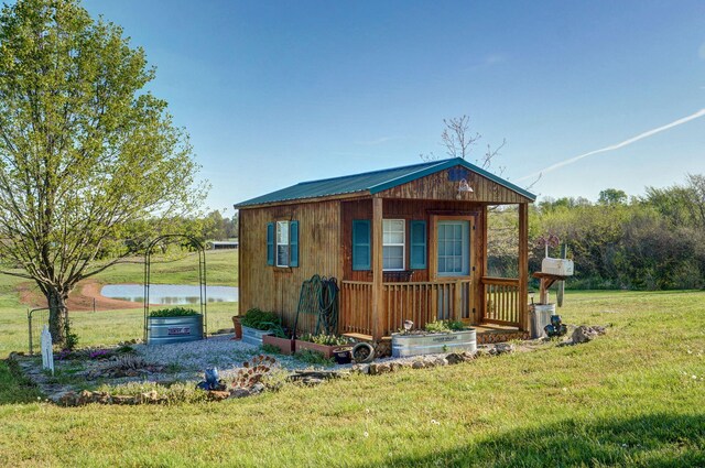 10071 W Farm Road 48, Walnut Grove, MO 65770 - view of outbuilding with a water view