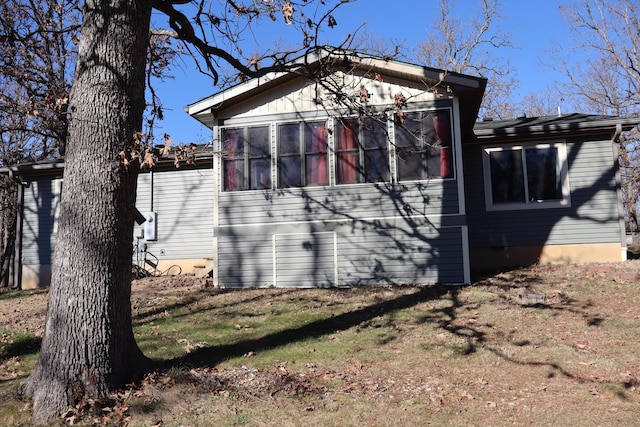 view of home's exterior