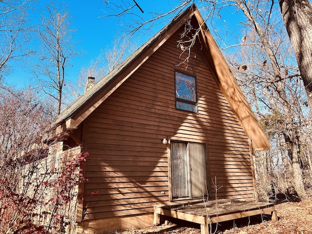 view of side of property