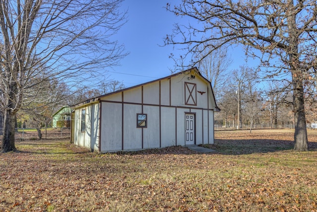 view of outbuilding