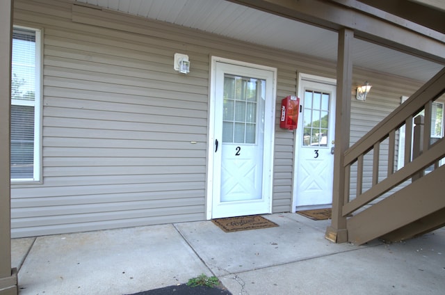 view of property entrance