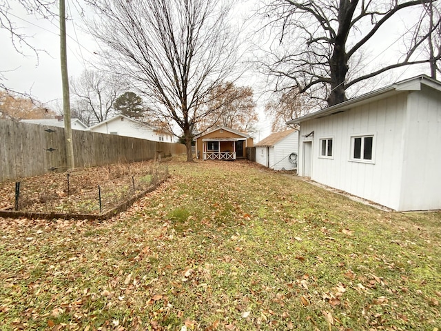 view of yard