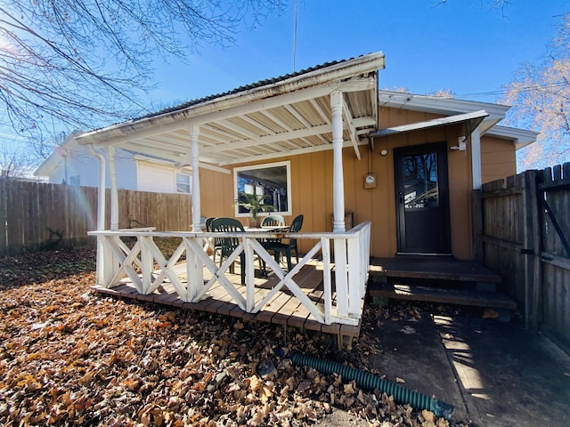 view of back of house