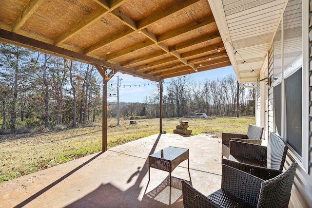 view of patio