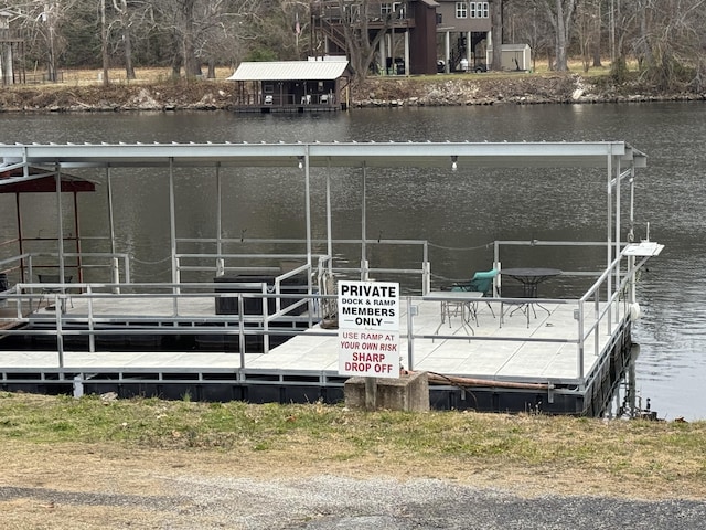 180 Wilshire Dr Unit 88, Hollister, MO 65672 - dock featuring a water view