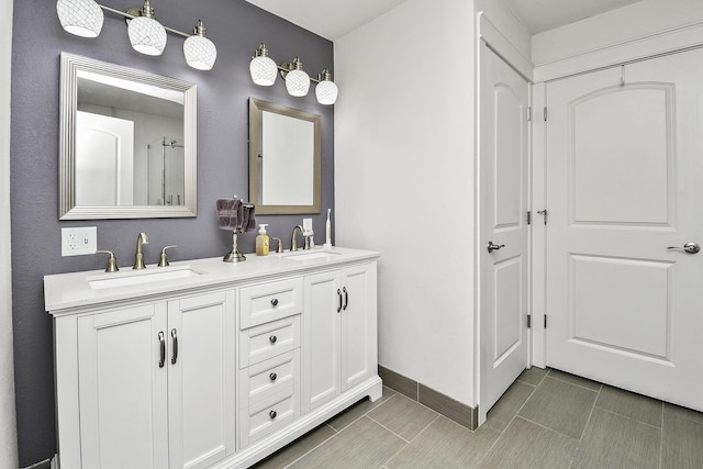 2314 State Highway 38, Elkland, MO 65644 - bathroom with double vanity and tile patterned floors