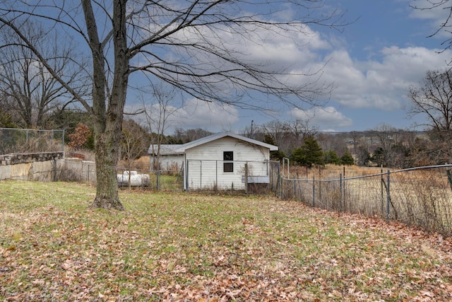 view of yard