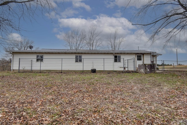 view of rear view of property