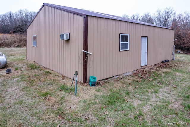 view of outdoor structure