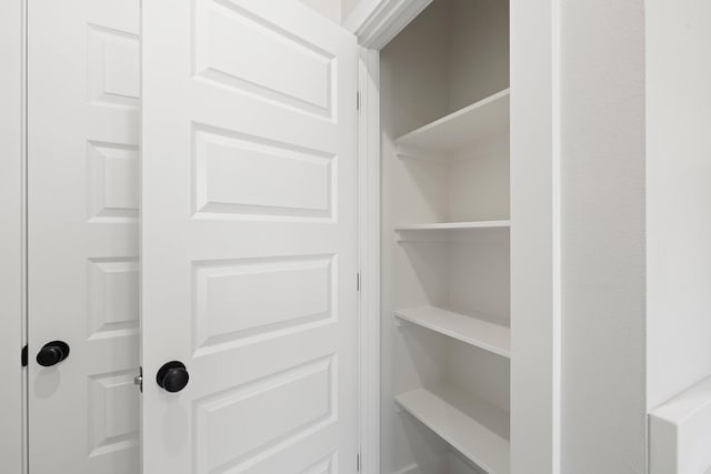 view of closet