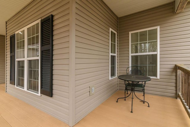 exterior space featuring covered porch