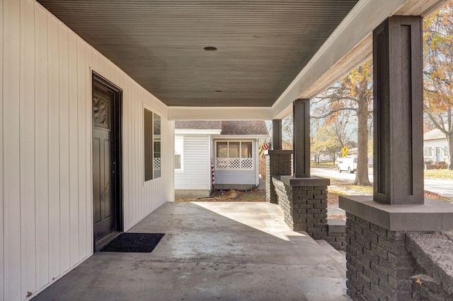 view of patio / terrace featuring a porch