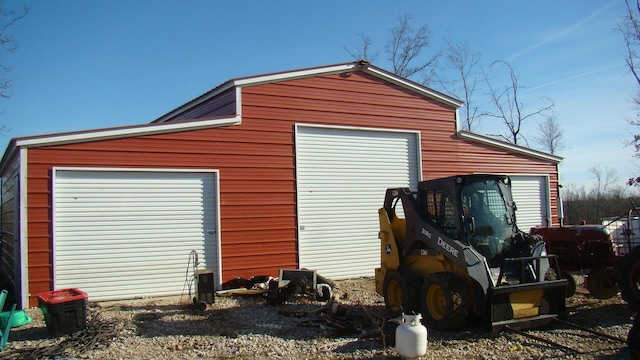 view of outdoor structure