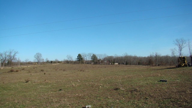 view of landscape with a rural view