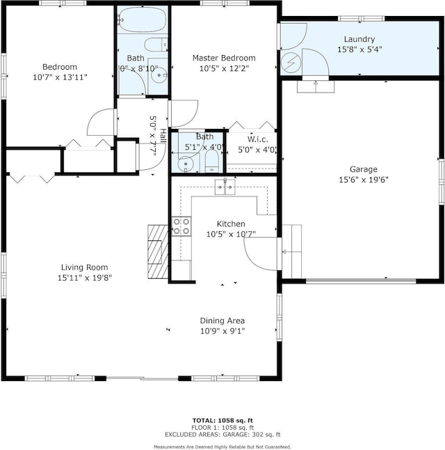 127 N Walnut St, Blue Eye, MO 65611 - view of floor plan / room layout