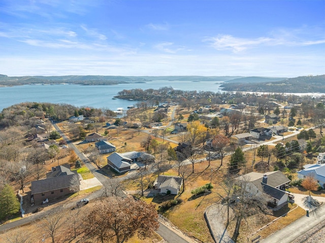 127 N Walnut St, Blue Eye, MO 65611 - aerial view of property's location with a large body of water and nearby suburban area
