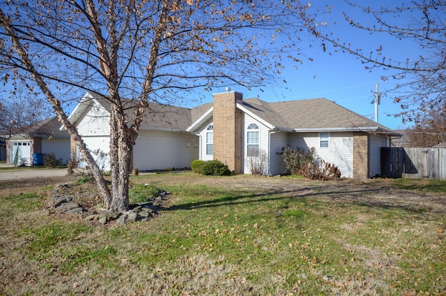 view of property exterior with a yard