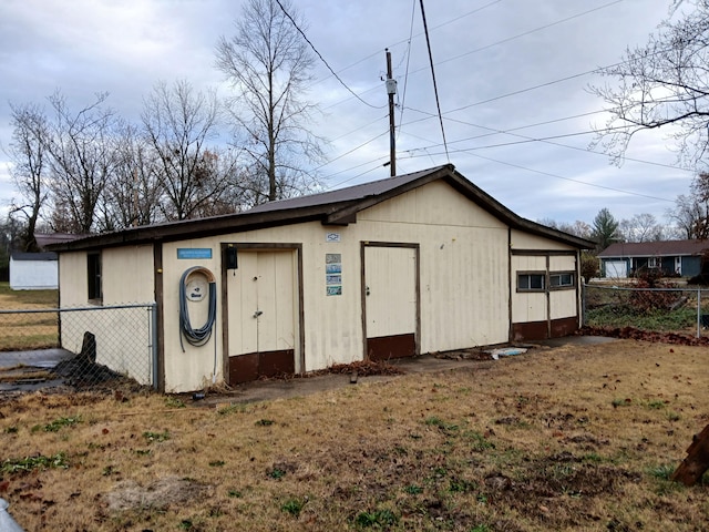 view of outbuilding