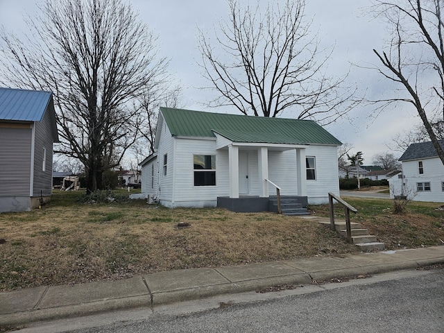 view of bungalow-style home