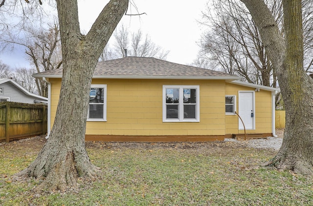 view of rear view of house