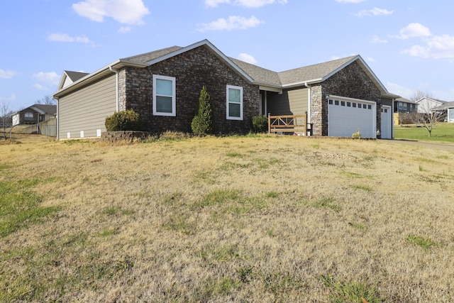 ranch-style house with a garage