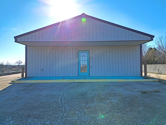 view of home's exterior