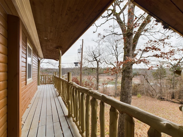 view of deck