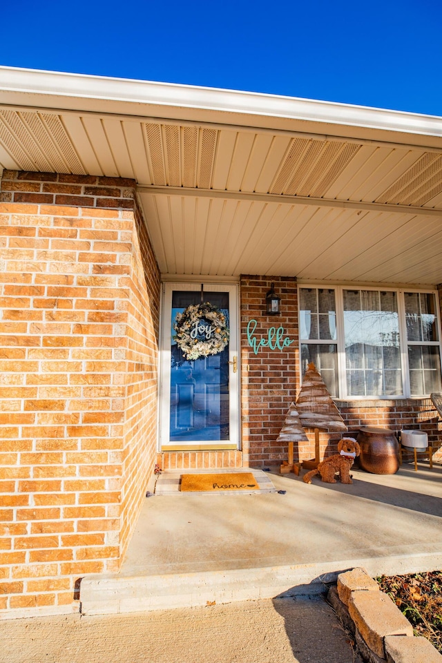 view of entrance to property