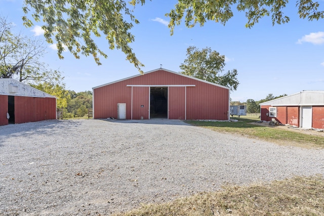 view of outbuilding