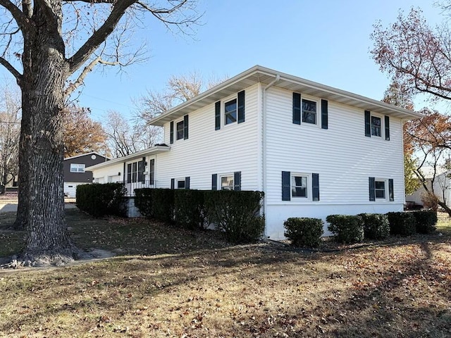 view of side of property