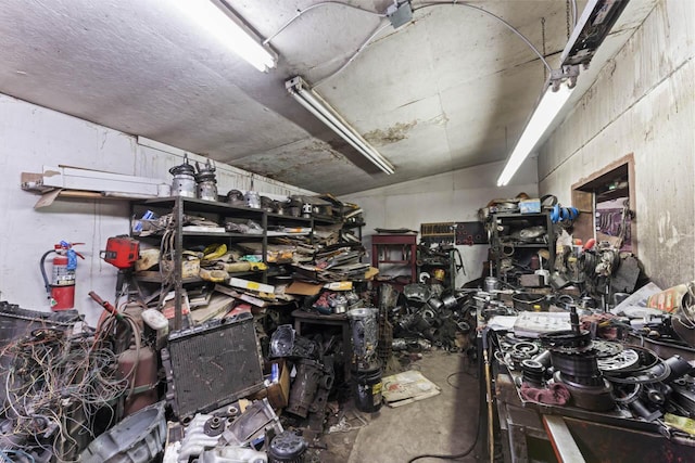 miscellaneous room featuring concrete floors