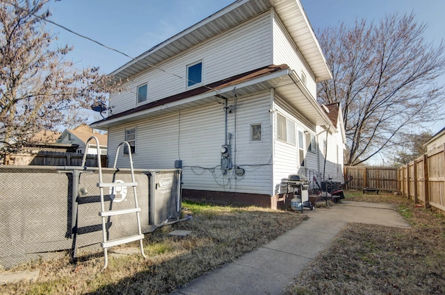 view of side of property