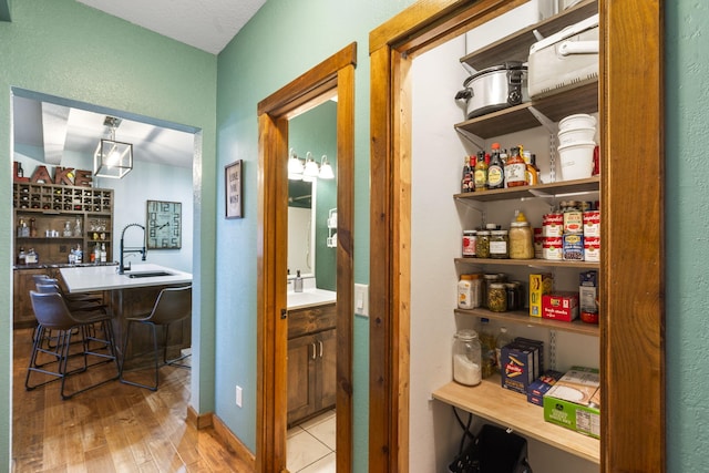 pantry featuring sink