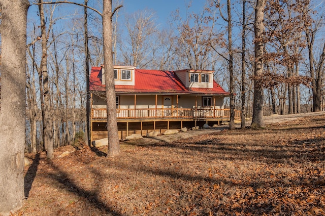 view of back of property