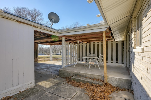 view of patio