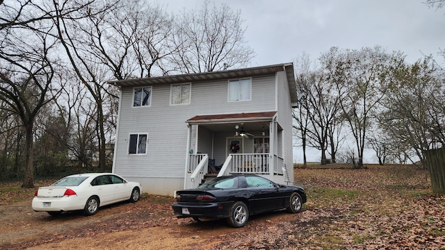 view of front of house with a porch